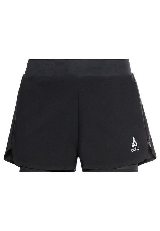 Spodenki do biegania damskie Odlo 2-in-1 ZEROWEIGHT. Kolor: czarny. Sport: bieganie