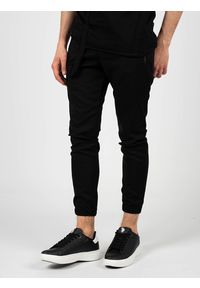 Xagon Man Spodnie "Pinvel" | P23032 | Pinvel | Mężczyzna | Czarny. Kolor: czarny. Materiał: poliamid, elastan, bawełna