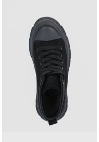 Answear Lab Trampki kolor czarny. Nosek buta: okrągły. Zapięcie: sznurówki. Kolor: czarny. Materiał: guma. Obcas: na platformie. Styl: wakacyjny #3