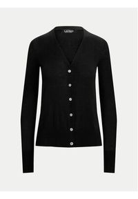 Lauren Ralph Lauren - LAUREN RALPH LAUREN Kardigan 200808207001 Czarny Slim Fit. Kolor: czarny. Materiał: bawełna #3
