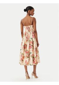 Guess Sukienka koktajlowa W6GKAF W2558 Różowy Regular Fit. Kolor: różowy. Materiał: len. Styl: wizytowy #2