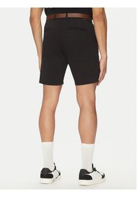 Jack & Jones - Jack&Jones Szorty materiałowe Marco 12269368 Czarny Regular Fit. Kolor: czarny. Materiał: bawełna