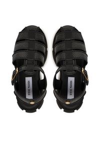 Steve Madden Sandały Amina s SM11003681 Czarny. Kolor: czarny. Materiał: skóra