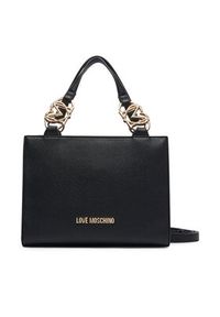 Love Moschino - LOVE MOSCHINO Torebka JC4006PP1PLB0000 Czarny. Kolor: czarny. Materiał: skórzane #6