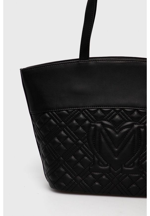 Love Moschino torebka kolor czarny. Kolor: czarny. Rodzaj torebki: na ramię