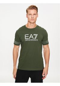 EA7 Emporio Armani T-Shirt 6RPT37 PJ3BZ 1845 Zielony Regular Fit. Kolor: zielony. Materiał: bawełna