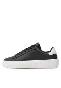 Tommy Jeans Sneakersy Leather Outsole EM0EM01159 Czarny. Kolor: czarny. Materiał: skóra