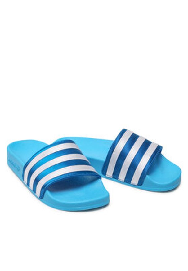 Adidas - adidas Klapki adilette W GX8639 Niebieski. Kolor: niebieski. Materiał: materiał