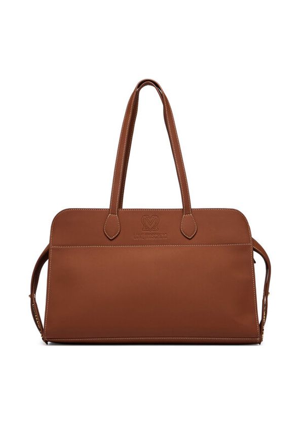 Love Moschino - LOVE MOSCHINO Torebka JC4271PP0OKI0300 Brązowy. Kolor: brązowy. Materiał: skórzane