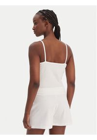 Guess Top E6GP02 J1314 Biały Regular Fit. Kolor: biały. Materiał: bawełna #5