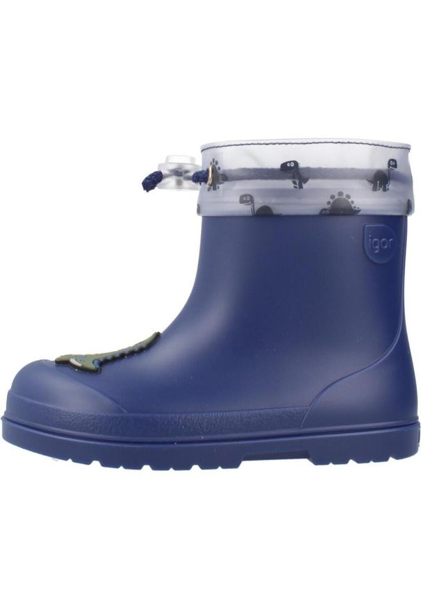 Igor - Buty IGOR MENDI DINO Niebieski. Kolor: niebieski. Materiał: syntetyk, tkanina. Styl: sportowy. Sport: turystyka piesza