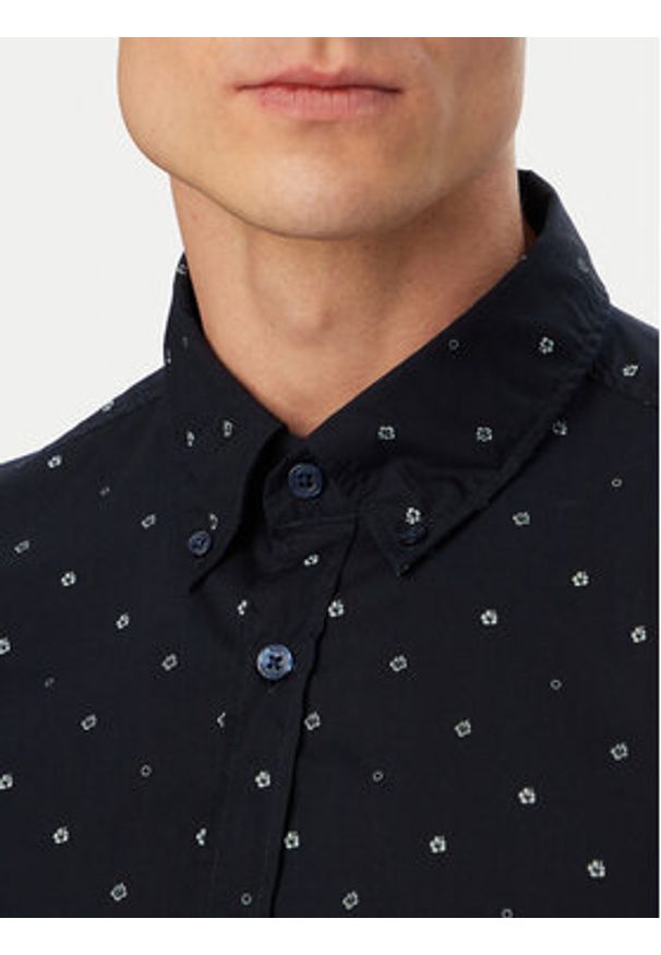 BOSS Koszula Rickert 50559627 Granatowy Regular Fit. Kolor: niebieski