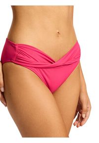 Seafolly Dół od bikini S. Collective 44320-942 Różowy. Kolor: różowy. Materiał: syntetyk