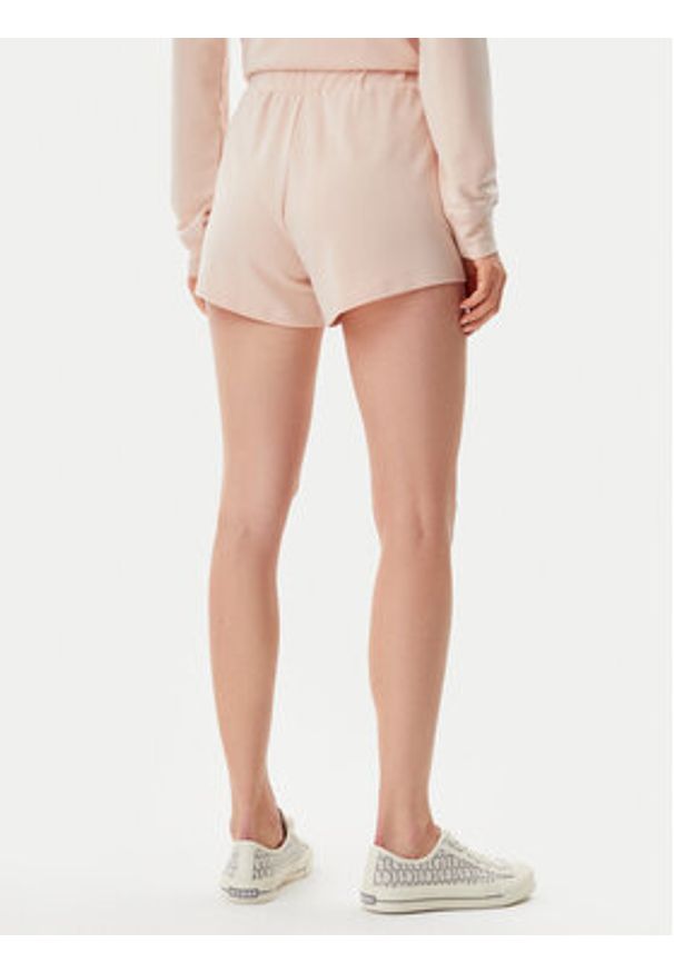 Guess Szorty materiałowe O5GD06 KCQP2 Różowy Regular Fit. Kolor: różowy. Materiał: syntetyk