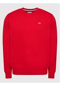 Tommy Jeans Bluza Fleece DM0DM09591 Czerwony Regular Fit. Kolor: czerwony. Materiał: syntetyk #3