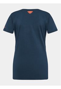 Dynafit Koszulka techniczna Graphic Co W S/S Tee 70999 Granatowy Regular Fit. Kolor: niebieski. Materiał: bawełna
