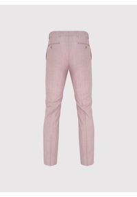 Pako Lorente - PAKO LORENTE - Różowe spodnie ganiturowe wełna. Kolor: różowy. Materiał: wełna #4