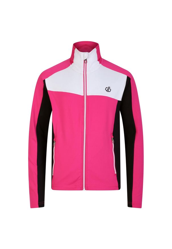 DARE 2B - Dziecięca Bluza Z Suwakiem Emergent. Kolor: wielokolorowy, różowy, czarny. Sezon: zima
