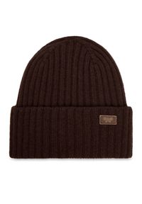 Weekend Max Mara Czapka Ritmo 2525576035 Brązowy. Kolor: brązowy. Materiał: wełna, materiał
