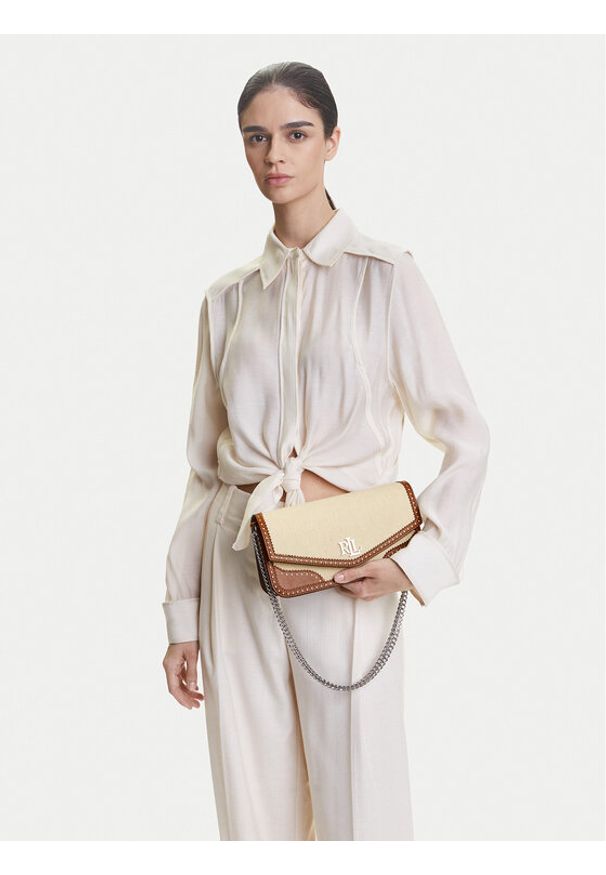 Lauren Ralph Lauren - LAUREN RALPH LAUREN Torebka Sawyer 431966774001 Beżowy. Kolor: beżowy