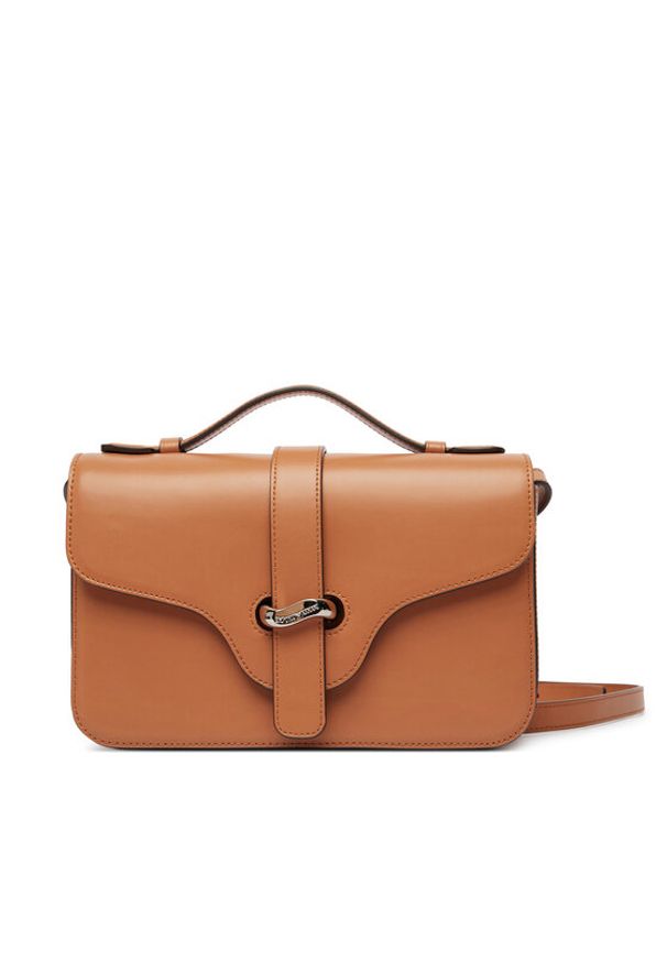 Emporio Armani Torebka EW004419 AF25356 U6034 Brązowy. Kolor: brązowy. Materiał: skórzane