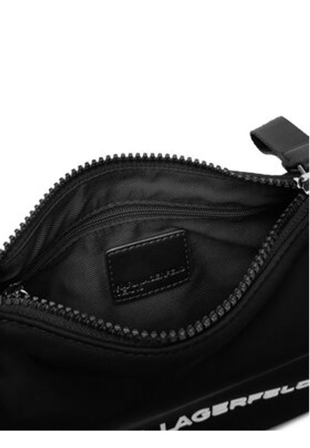 Karl Lagerfeld Jeans Torebka A3W30350 Czarny. Kolor: czarny. Materiał: skórzane