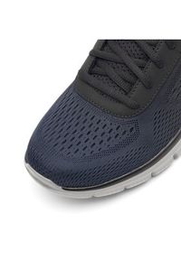 skechers - Skechers Sneakersy TRACK RIPKENT 232399 NVBK Granatowy. Kolor: niebieski. Materiał: materiał