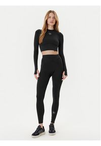 Adidas by Stella McCartney - adidas by Stella McCartney Koszulka techniczna Training JW4566 Czarny Slim Fit. Kolor: czarny. Materiał: syntetyk #5