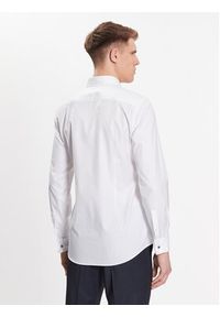 BOSS - Boss Koszula 50480101 Biały Slim Fit. Kolor: biały. Materiał: bawełna
