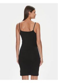 Calvin Klein Jeans Sukienka letnia Monologo J20J223420 Czarny Slim Fit. Kolor: czarny. Materiał: bawełna. Sezon: lato #4