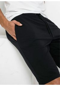 bonprix - Lekkie bermudy dresowe (2 pary). Kolor: czarny. Materiał: dresówka #2