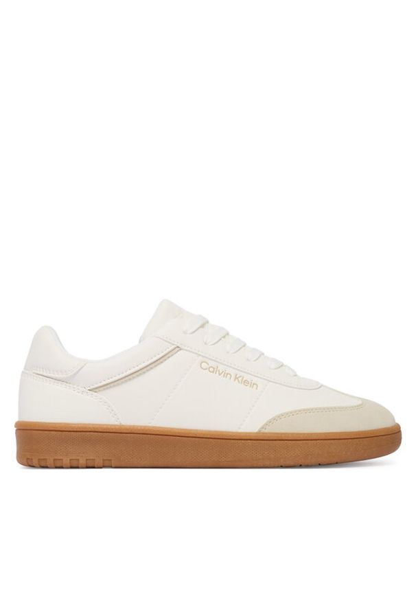 Calvin Klein Sneakersy Low Cut Lace-Up Sneaker V3X9-83159-1269 D Biały. Kolor: biały. Materiał: skóra