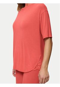 Triumph Piżama Timeless Sensuality 10222627 Koralowy Relaxed Fit. Kolor: pomarańczowy. Materiał: lyocell