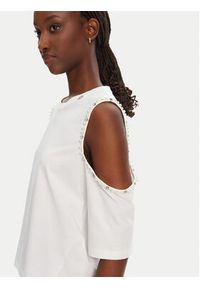 Liu Jo Bluzka WA5183 JS923 11110 Biały Regular Fit. Kolor: biały. Materiał: bawełna #2