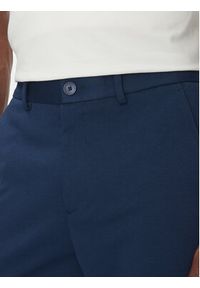 Lindbergh Chinosy 30-006052 Niebieski Slim Fit. Kolor: niebieski. Materiał: syntetyk #3