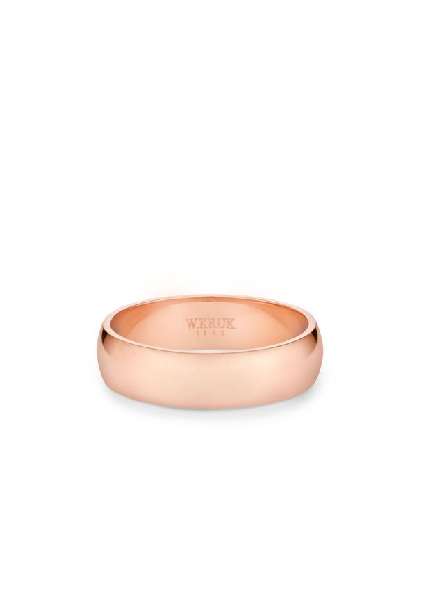 W.KRUK RABAT Obrączka Złota - Grawer GRATIS - złoto 585 - ZLS/O_20R52G. Materiał: złote. Kolor: złoty. Wzór: gładki