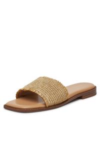 DeeZee Klapki LS6115-02 Beżowy. Kolor: beżowy. Materiał: materiał #4