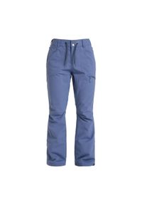 Roxy - Spodnie snowboardowe damskie ROXY Nadia. Kolor: szary, niebieski, wielokolorowy. Sezon: zima. Sport: snowboard