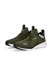 Puma - Buty do biegania męskie PUMA Softride Enzo NXT. Kolor: czarny, zielony, biały, wielokolorowy. Materiał: guma, syntetyk, tkanina, materiał. Sport: turystyka piesza
