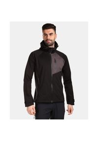 Kurtka turystyczna Kilpi Beltra. Kolor: szary, wielokolorowy, czarny. Materiał: softshell. Sport: turystyka piesza #1