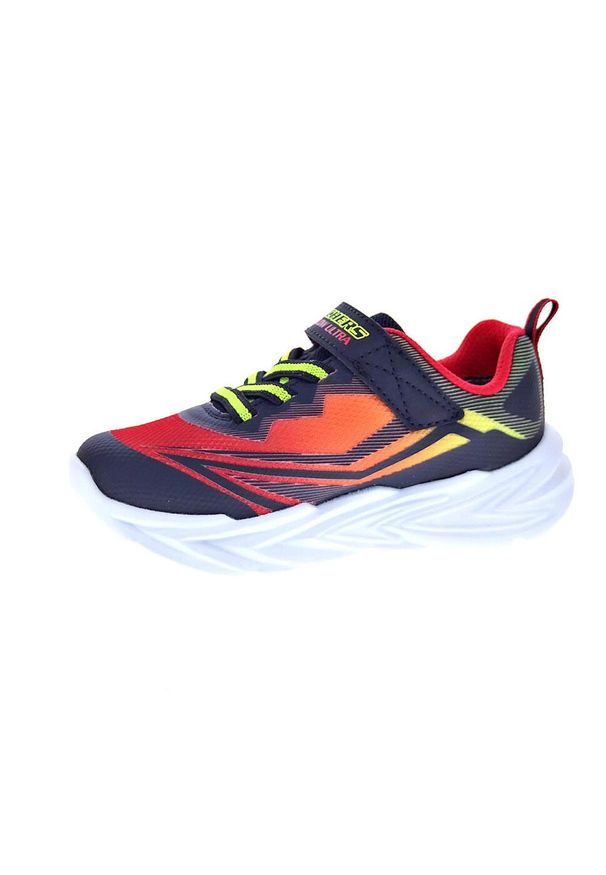 skechers - Buty dziecięce SKECHERS Flex-Glow Ultra. Kolor: czerwony