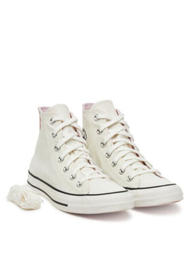 Converse Trampki Chuck Taylor All Star Crochet Laces A10686C Beżowy. Kolor: beżowy. Materiał: materiał