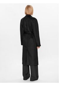 Calvin Klein Płaszcz wełniany K20K205496 Czarny Relaxed Fit. Kolor: czarny. Materiał: wełna #5
