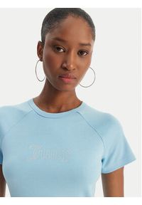 Juicy Couture T-Shirt Baby JCWCT126317 Błękitny Slim Fit. Kolor: niebieski #6