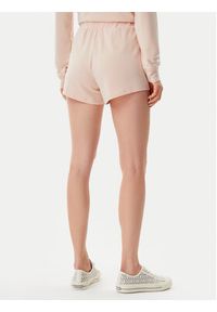 Guess Szorty materiałowe O5GD06 KCQP2 Różowy Regular Fit. Kolor: różowy. Materiał: syntetyk