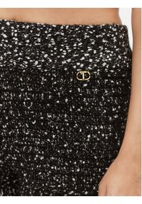 TwinSet - TWINSET Szorty materiałowe 232TT3361 Czarny Slim Fit. Kolor: czarny. Materiał: materiał, syntetyk #4