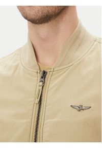 Aeronautica Militare Kurtka bomber 251AB2216CT3501 Beżowy Regular Fit. Kolor: beżowy. Materiał: bawełna