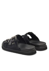 DeeZee Klapki HY86009-16 Czarny. Kolor: czarny. Materiał: syntetyk
