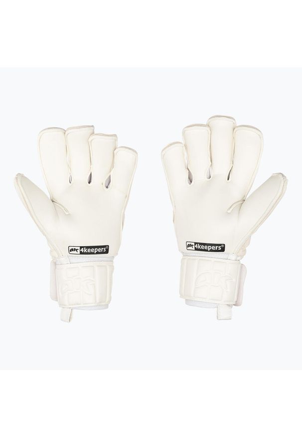 4KEEPERS - Rękawice bramkarskie dziecięce 4Keepers Champ Gold White. Kolor: biały