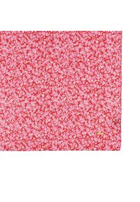 Ochnik - Czerwona apaszka damska w kwiecisty wzór. Kolor: czerwony. Materiał: poliester. Wzór: kwiaty #2